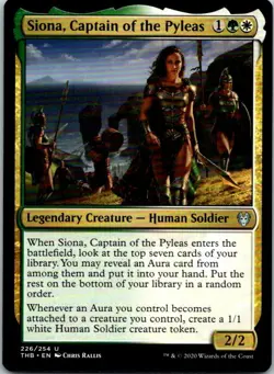 Siona, Captain Of The Pyleas Magic The Gathering Theros Beyond Death Mint X1 - Image 1