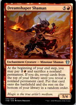 Dreamshaper Shaman Magic The Gathering Theros Beyond Death Mint X1 - Image 1