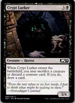 Crypt Lurker Magic The Gathering 2021 Core Mint X1 - Image 1