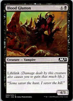 Blood Glutton Magic The Gathering 2021 Core Mint X1 - Image 1