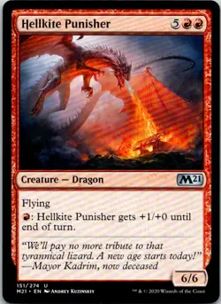 Hellkite Punisher Magic The Gathering 2021 Core Mint X1 - Image 1
