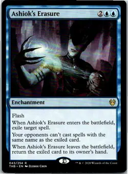 Ashiok's Erasure Magic The Gathering Theros Beyond Death Mint X1 - Image 1