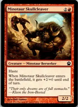 Minotaur Skullcleaver Magic The Gathering Theros Mint X4 - Image 1