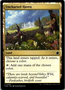 Uncharted Haven 564 C Foundations NM MTG - Image 1