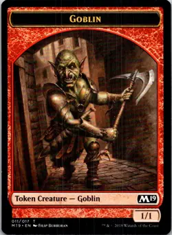 Goblin Token 11 T Core Set 2019 NM MTG - Image 1