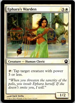 Ephara's Warden Magic The Gathering Theros Card Light Play X1 - Image 1