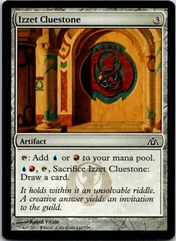 Izzet Cluestone Magic The Gathering Dragon's Maze Card Mint X1 - Image 1