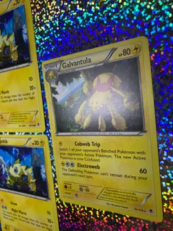 Pokemon TCG Phantom Forces Regular Non-Holo: 27/119 Galvantula; 26/119 Joltik - Image 3