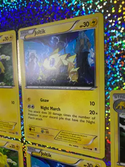 Pokemon TCG Phantom Forces Regular Non-Holo: 27/119 Galvantula; 26/119 Joltik - Image 5