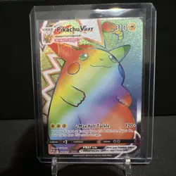 Pikachu VMAX 188/185 Rainbow Rare Vivid Voltage Pokemon Near Mint - Image 1