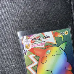 Pikachu VMAX 188/185 Rainbow Rare Vivid Voltage Pokemon Near Mint - Image 4