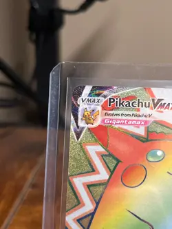 Pikachu VMAX Rainbow Rare 188/185 Vivid Voltage Secret Rare - Near Mint - Image 4