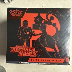 Pokemon Scarlet and Violet: Destined Rivals Elite Trainer Box ETB Sealed - Image 1