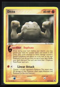 #6 Ditto (Geodude) 62/113 EX Delta Species 2005 Pokemon Card - Image 1