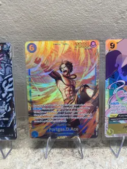 Bandai One Piece OP13 Special Alt Art Foil SR/SEC HIT 4-Card Lot - Image 4