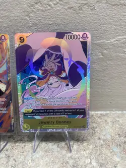 Bandai One Piece OP13 Special Alt Art Foil SR/SEC HIT 4-Card Lot - Image 5