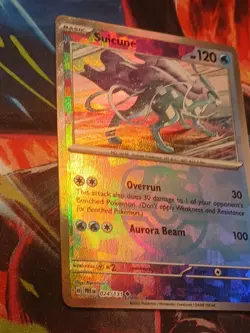 Pokemon TCG Suicune Masterball Reverse Holo Prismatic Card Evolutions 024/131 - Image 3
