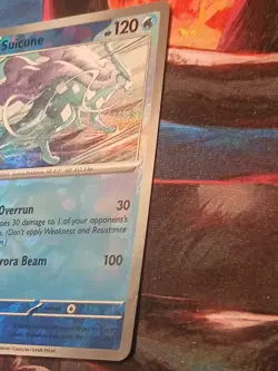 Pokemon TCG Suicune Masterball Reverse Holo Prismatic Card Evolutions 024/131 - Image 4