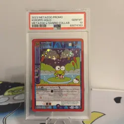 MetaZoo x Hello Kitty Sanrio Keroppi Holo Promo Card 2023 SDCC PSA 10 - Image 1