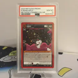 MetaZoo x Hello Kitty Kuromi Promo Card 2023 SDCC Exclusive PSA 10 - Image 1