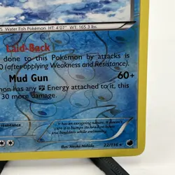 Quagsire 22/116 Plasma Freeze Reverse Holo Pokemon Card LP - Image 4