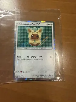 Pokemon Poncho-Wearing Eevee 142/SM-P SM Promo Holo Japanese Promo Card - Image 1