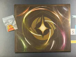 2022 D23 Expo Lorcana Card Holder Folder Pamphlet - EMPTY NO CARDS + With Pin - Image 1