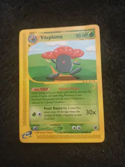 E-Reader Vileplume 069/165 Expedition Pokemon TCG Card - Image 1