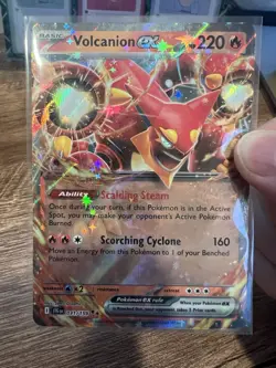 VOLCANION EX 031/159 JOURNEY TOGETHER POKEMON (DOUBLE RARE, NM) - Image 2