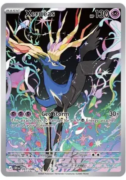 XERNEAS 091/086 CHAOS RISING POKEMON (ILLUSTRATION RARE, NM) - Image 1