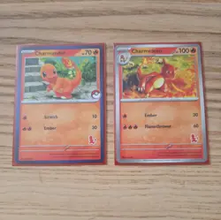 Charmander Charmeleon Pokemon TCG My First Battle Card Lot EN 2023 - Image 2