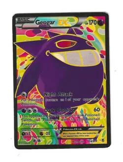 Pokemon Gengar EX 114/119 Full Art Phantom Forces Ultra Rare LP - Image 1