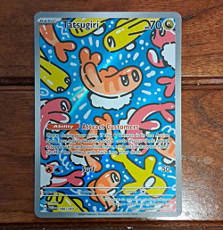 Pokemon TCG Tatsugiri 186/167 Sv06 Twilight Masquerade IR Full Art Holo - Image 1