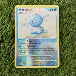 Wooper 118/132 Reverse Holo Secret Wonders Pokemon TCG LP - Image 1