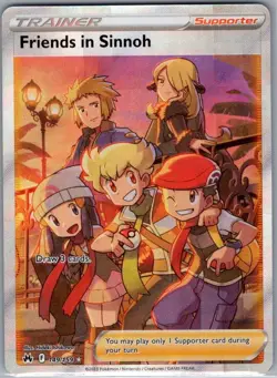 Friends in Sinnoh (Full Art) 149/159 SWSH: Crown Zenith - Pokemon Card - NM - Image 1