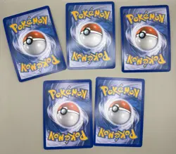 Pokemon Undaunted Mixed 5 Card Lot - Pikachu 61/90 Flareon 26/90 & More NM - Image 2