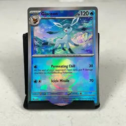 Glaceon (Poke Ball Pattern) 025/131 Rare Prismatic Evolutions Pokemon Holo NM - Image 1
