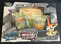 Pokemon TCG Black Bolt & White Flare Unova Victini Illustration Collection Box - Image 1