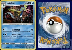 Inteleon (Cracked Ice Holo) 59/202 Holo Holo Rare Deck Exclusives Pokemon NM/M - Image 2