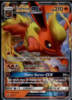 Flareon GX - SM171 Holo P Sun & Moon Promo Pokemon Holo NM/M - Image 3