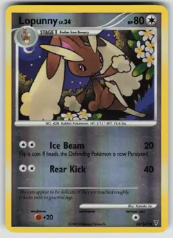 Lopunny 63/147 Uncommon Supreme Victors Pokemon Reverse Holo Lightly Played - Image 1