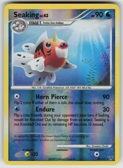 Seaking 43/147 Rare Supreme Victors Pokemon Reverse Holo Moderately Played - Image 1