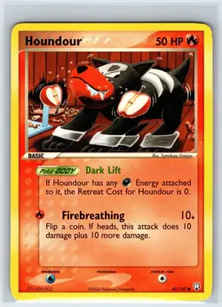 Houndour 60/109 Common Team Rocket Returns Pokemon Near Mint - Image 1