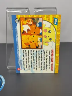 Racing Cheek to Cheek Pokemon Topps Pikachu's Vacation 48 - Image 2