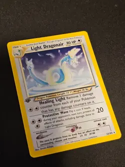 Pokemon TCG Light Dragonair 22 Neo Destiny 1st Ed Near Mint (non-holo) - Image 2
