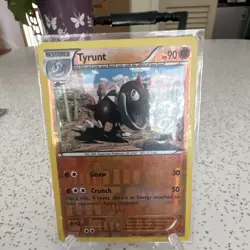 Pokemon TCG Tyrunt XY Furious Fists 61/111 Uncommon Reverse Holo 90 HP Eng - Image 1