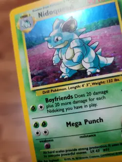 MP Pokemon Nidoqueen Error Missing Symbol Jungle Set Holo 7/64 Misprint - Image 3
