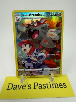 The Pokemon Company Hisuian Arcanine TG08/TG30 Trainer Gallery Holo Full Art P4 - Image 1