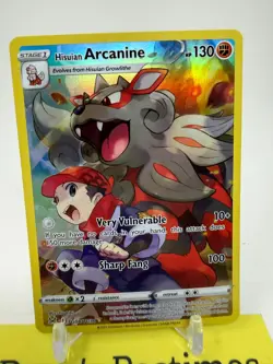 The Pokemon Company Hisuian Arcanine TG08/TG30 Trainer Gallery Holo Full Art P4 - Image 2