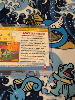 Pokemon TCG Don't Cry, Togepi! Pokemon Topps Pikachu's Vacation 43 NM - Image 5